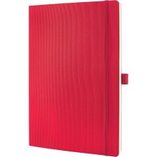 sigel Notizbuch Conceptum DIN A4 liniert rot