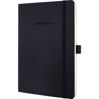 sigel Notizbuch Conceptum DIN A5 liniert schwarz