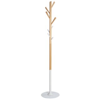 ALBA Garderobenständer "PMTREE" Höhe: 1.750 mm buche/weiß