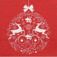 PAPSTAR Weihnachts-Motivservietten "Deers...
