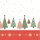 PAPSTAR Weihnachts-Motivservietten "Plain Christmas Trees"