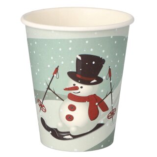 PAPSTAR Papp-Trinkbecher "Snowman" 0,2 l