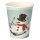 PAPSTAR Papp-Trinkbecher "Snowman" 0,2 l