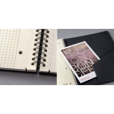 sigel Collegeblock Conceptum DIN A4 liniert schwarz 80 Blatt