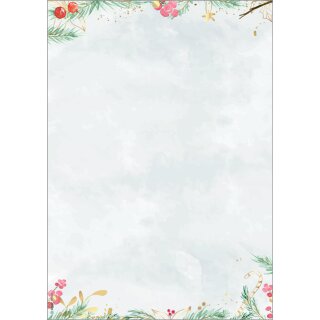 sigel Weihnachts-Motiv-Papier "Christmas Magic Watercolor" A4 25 Blatt