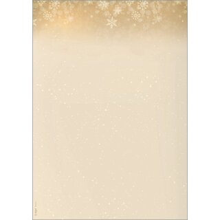 sigel Weihnachts-Motiv-Papier "Golden Christmas Night" A4 25 Blatt