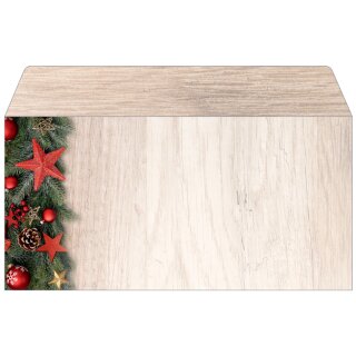 sigel Weihnachts-Motiv-Umschlag "Chalet Style" DIN lang 50 Stück