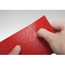 MAUL Magnetsymbol Kreis Durchmesser: 10 mm rot 1 Bogen...