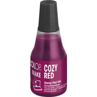 COLOP Stempelfarbe MAKE 25 ml cozy red