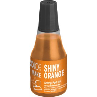 COLOP Stempelfarbe MAKE 25 ml shiny orange