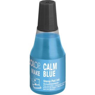COLOP Stempelfarbe MAKE 25 ml calm blue