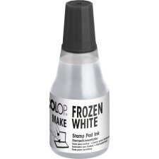 COLOP Stempelfarbe MAKE 25 ml frozen white