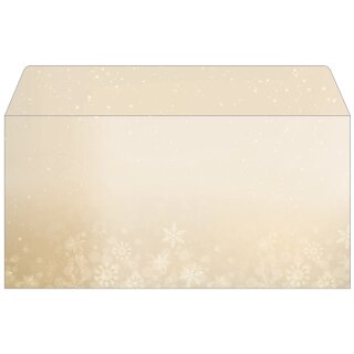 sigel Weihnachts-Motiv-Umschlag "Golden Christmas Night" 25 Stück