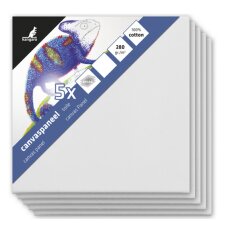 kangaro Leinwand / Canvas Panel 200 x 200 mm weiß 5...
