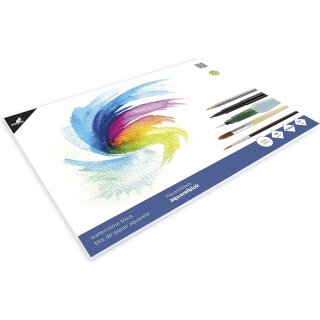 kangaro Aquarellpapier-Block 240 x 320 mm 16 Blatt cremeweiß