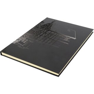 kangaro Skizzenbuch Design 80 Blatt A4 schwarz