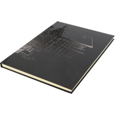 kangaro Skizzenbuch Design 80 Blatt A5 schwarz