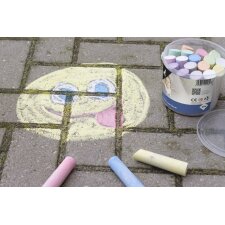 kangaro Straßenmalkreide im Kunststoffeimer