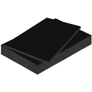 kangaro Foam Board 500 x 700 mm Stärke: 10 mm schwarz 10 Stück