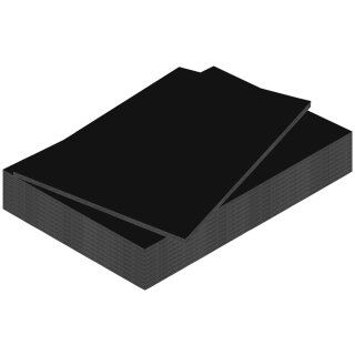kangaro Foam Board DIN A3 Stärke: 5 mm schwarz 10 Stück