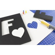 kangaro Foam Board 700 x 1.000 mm Stärke: 5 mm weiß 10 Stück