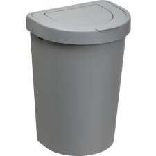 plast team Abfalleimer SEATTLE 25 Liter silber