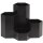 WEDO Multiköcher HONEYCOMB 4 Fächer PP schwarz