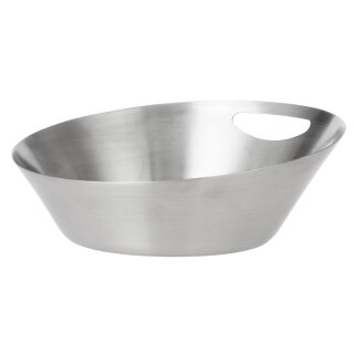 Esmeyer Brot- und Servierkorb VISTA rund silber