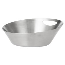 Esmeyer Brot- und Servierkorb VISTA rund silber