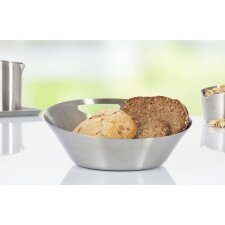 Esmeyer Brot- und Servierkorb VISTA rund silber