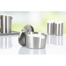 Esmeyer Zuckertopf mit Deckel VISTA rund silber
