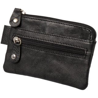 Alassio Schlüsseletui aus Leder schwarz