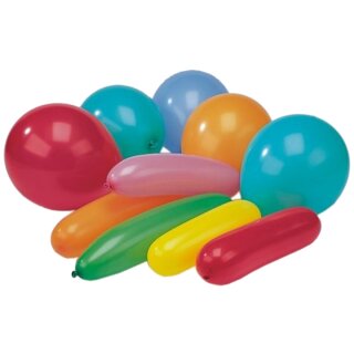 PAPSTAR Luftballons Farben und Formen sortiert 10 Stück