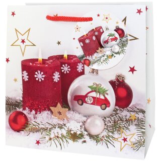 CACTUS Weihnachts-Geschenktüte "Kleines Auto" klein