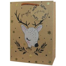 CACTUS Weihnachts-Geschenktüte "Hirsch"...