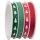 CACTUS Geschenkband-Multispule 4-fach Glitter gold/silber