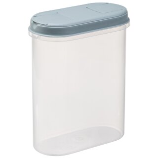 plast team Trockenvorratsdose Margerit 2,4 Liter transparent/grün
