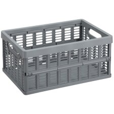 NHG Klappbox PP 11,5 Liter grau