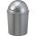 plast team Schwingdeckel-Abfalleimer 5 Liter silber