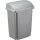 plast team Schwingdeckel-Abfalleimer 15 Liter silber