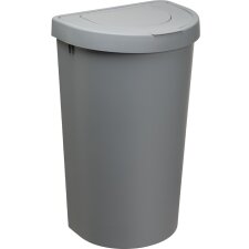 plast team Abfalleimer SEATTLE 45 Liter silber
