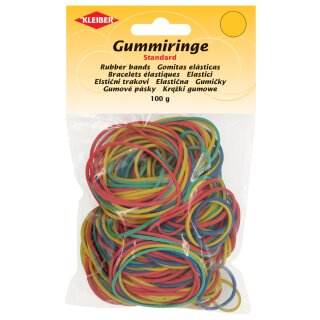 KLEIBER Gummiringe farbig sortiert Größen-Mix
