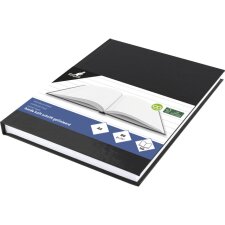 kangaro Notizbuch DIN A5 80 Blatt liniert schwarz