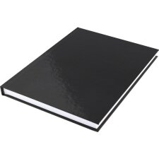 kangaro Notizbuch DIN A5 80 Blatt liniert schwarz