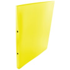 kangaro Ringbuch 2-Ring-Mechanik PP DIN A4 gelb