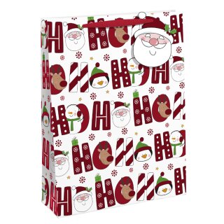 Clairefontaine Weihnachts-Geschenktüte "Hohoho II" mittel