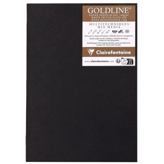 Clairefontaine Skizzenheft GOLDLINE DIN A3 schwarz 20 Blatt
