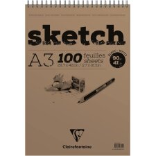 Clairefontaine Skizzenblock SKETCH DIN A3 100 Blatt