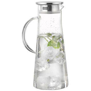 Esmeyer Glaskaraffe FARO mit Griff 1,7 Liter aus Borosilikatglas