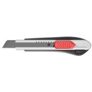 Hansa Cutter HP-101.18 Klinge: 18 mm schwarz-silber